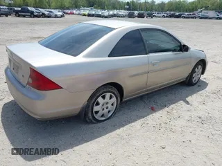 2002 Honda Civic EX with VIN 1HGEM22952L076253, listed as a IAAI auction lot 42134965 with 114,819 mi miles. Bid and sale history available at carsss.com. Image 4.