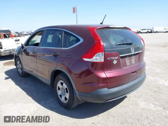 2014 Honda CR-V LX with VIN 5J6RM3H38EL038829, listed as a IAAI auction lot 41845064 with 103,099 mi miles. Bid and sale history available at carsss.com. Image 3.