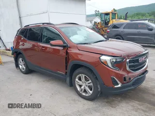 2019 GMC Terrain SLE z VIN 3GKALMEV5KL254031, wystawiony jako IAAI lot #42285348 z przebiegiem 101 297 mil mil oraz . Historia ofert i sprzedaży dostępna na DreamBid. Obrazek 1.