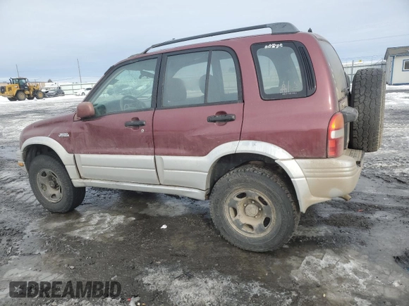 1999 Suzuki Grand Vitara JLX z VIN JS3TD62V6X4108950, wystawiony jako Copart lot #46468705 z przebiegiem 215 541 mil mil oraz Szkoda całkowita • Salvage title. Historia ofert i sprzedaży dostępna na DreamBid. Obrazek 2.