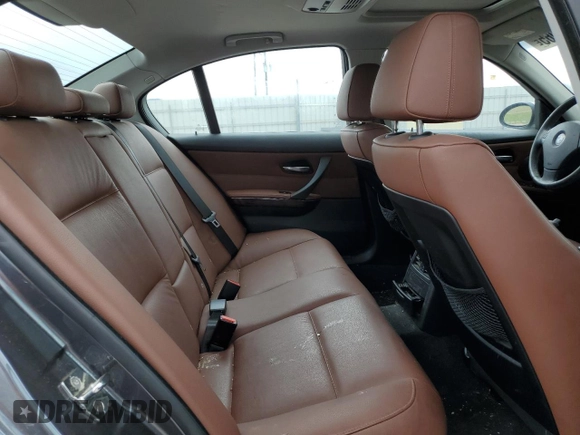 2008 BMW 3 Series 328i with VIN WBAVA33508P142196, listed as a Copart auction lot 57617965 with 129,798 mi miles and Salvage title. Bid and sale history available at DreamBid. Image 10.