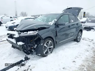 2019 Hyundai Kona Limited with VIN KM8K3CA5XKU382654, listed as a IAAI auction lot 41548709 with 82,089 mi miles. Bid and sale history available at carsss.com. Image 16.