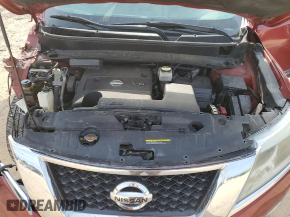2013 Nissan Pathfinder SL with VIN 5N1AR2MM0DC688536, listed as a Copart auction lot 58344815 with 165,133 mi miles and Salvage title. Bid and sale history available at DreamBid. Image 12.