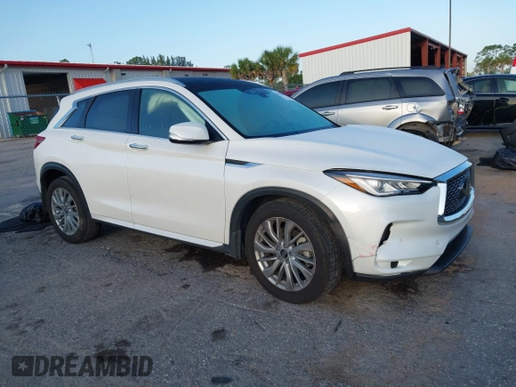 2024 Infiniti QX50 Luxe с VIN 3PCAJ5BA1RF108713, выставлен на аукционе IAAI как лот 42004002 с пробегом 14 752 миль миль и . История ставок и продаж доступна на DreamBid. Изображение 1.