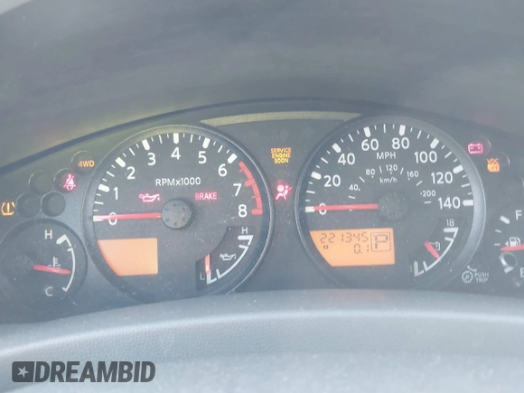 2008 Nissan Xterra S with VIN 5N1AN08W58C539847, listed as a IAAI auction lot 41650719 with 221,345 mi miles and . Bid and sale history available at DreamBid. Image 15.