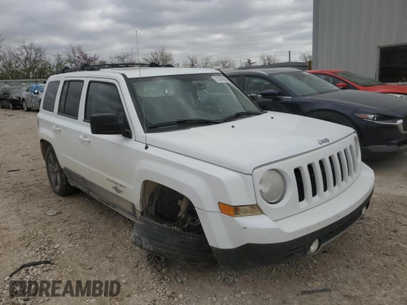 2014 Jeep Patriot Latitude with VIN 1C4NJPFAXED625758, listed as a Copart auction lot 51084625 with 186,517 mi miles and Salvage Title. Bid and sale history available at carsss.com. Image 4.