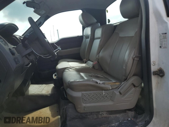 2010 Ford F-150 XL with VIN 1FTMF1CW4AKB46235, listed as a Copart auction lot 56931335 with 117,402 mi miles and Salvage title. Bid and sale history available at DreamBid. Image 7.
