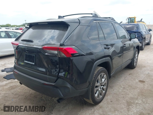 2025 Toyota RAV4 XLE Premium with VIN 2T3C1RFV9SC323495, listed as a IAAI auction lot 42136805 with 947 mi miles and . Bid and sale history available at DreamBid. Image 4.