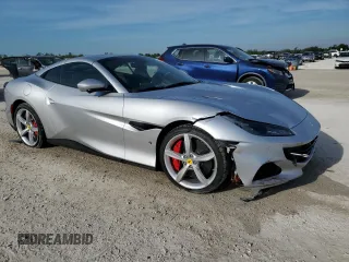 2023 Ferrari Portofino z VIN ZFF02RPA8P0296832, wystawiony jako Copart lot #50396035 z przebiegiem 337 mil mil oraz Szkody całkowita. Historia ofert i sprzedaży dostępna na DreamBid. Obrazek 4.