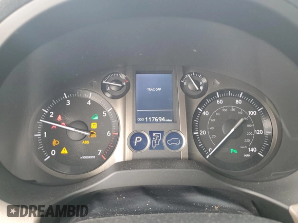2016 Lexus GX 460 with VIN JTJBM7FX4G5144672, listed as a Copart auction lot 52684315 with 117,694 mi miles and Salvage title. Bid and sale history available at DreamBid. Image 9.