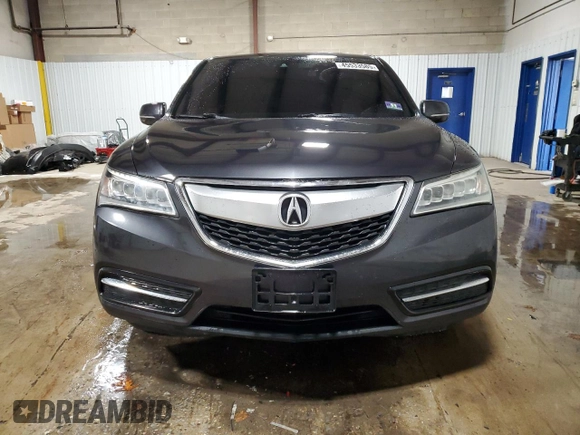 2016 Acura MDX w/Tech/Entertainment with VIN 5FRYD4H60GB057705, listed as a Copart auction lot 45533585 with 99,743 mi miles and Salvage Title. Bid and sale history available at carsss.com. Image 5.