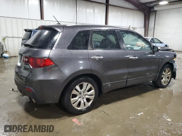 2010 Acura RDX with VIN 5J8TB1H28AA001249, listed as a Copart auction lot 84343714 with 202,305 mi miles and Salvage Title. Bid and sale history available at carsss.com. Image 3.