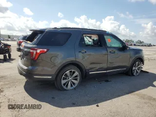 2018 Ford Explorer Limited with VIN 1FM5K7F89JGB15710, listed as a Copart auction lot 63499065 with 65,419 mi miles and Salvage title. Bid and sale history available at DreamBid. Image 3.