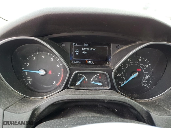 2016 Ford Focus SE with VIN 1FADP3F22GL288934, listed as a Copart auction lot 48780855 with 59,282 mi miles and Salvage Title. Bid and sale history available at carsss.com. Image 9.