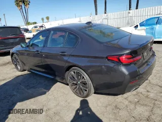 2021 BMW 5 Series 540i with VIN WBA53BJ06MWX28140, listed as a Copart auction lot 43369545 with 19,694 mi miles and Non Repairable. Bid and sale history available at DreamBid. Image 2.