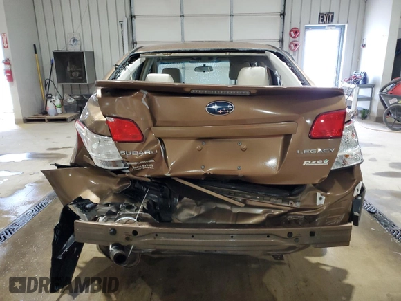2012 Subaru Legacy 2.5i Premium with VIN 4S3BMBG65C3026924, listed as a Copart auction lot 53426695 with 109,490 mi miles and Salvage Title. Bid and sale history available at carsss.com. Image 6.