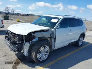 2019 Volkswagen Atlas SEL with VIN 1V2MR2CA2KC597854, listed as a IAAI auction lot 41924853 with 96,847 mi miles and . Bid and sale history available at DreamBid. Image 18.