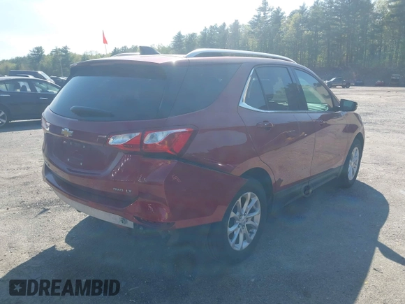 2018 Chevrolet Equinox LT z VIN 3GNAXSEV4JS513155, wystawiony jako IAAI lot #42231518 z przebiegiem 108 626 mil mil oraz . Historia ofert i sprzedaży dostępna na DreamBid. Obrazek 4.