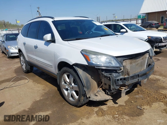 2016 Chevrolet Traverse LTZ z VIN 1GNKRJKDXGJ265413, wystawiony jako IAAI lot #42001292 z przebiegiem 157 129 mil mil oraz . Historia ofert i sprzedaży dostępna na DreamBid. Obrazek 1.