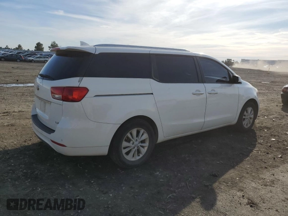 2016 Kia Sedona LX with VIN KNDMB5C15G6168382, listed as a Copart auction lot 50579875 with 103,151 mi miles and Clean Title. Bid and sale history available at carsss.com. Image 3.