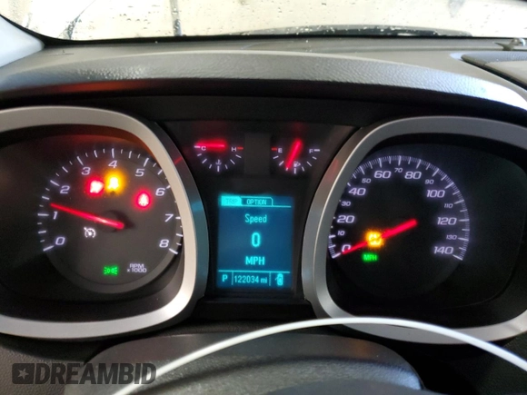 2016 Chevrolet Equinox LT with VIN 2GNALCEK8G1145364, listed as a Copart auction lot 43966255 with 122,034 mi miles and Clean Title. Bid and sale history available at DreamBid. Image 9.
