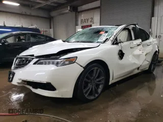 2015 Acura TLX Technology z VIN 19UUB3F58FA009050, wystawiony jako Copart lot #52323265 z przebiegiem Nie podano mil oraz Nie do naprawy • Non repairable. Historia ofert i sprzedaży dostępna na DreamBid. Obrazek 1.