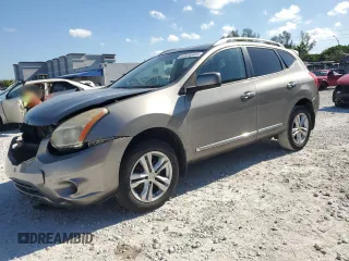 2012 Nissan Rogue SV with VIN JN8AS5MVXCW714807, listed as a Copart auction lot 52620405 with 125,202 mi miles and Salvage Title. Bid and sale history available at carsss.com. Image 1.