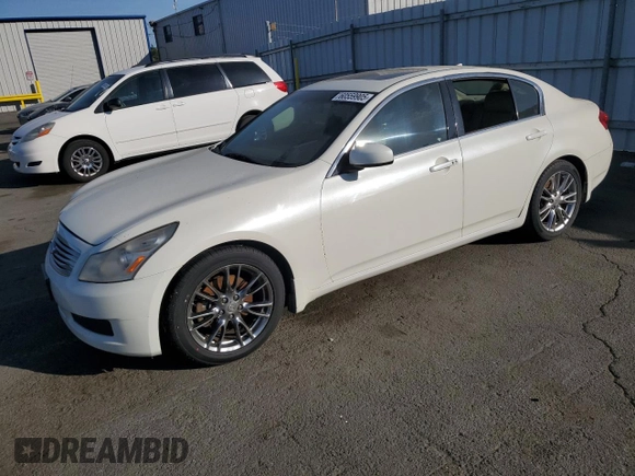 2008 Infiniti G35 Journey with VIN JNKBV61E78M200268, listed as a Copart auction lot 60559905 with Not provided miles and Salvage title. Bid and sale history available at DreamBid. Image 1.