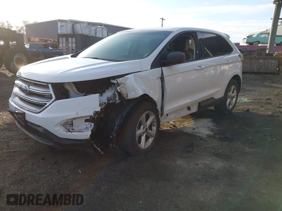 2017 Ford Edge SE with VIN 2FMPK4G97HBC31892, listed as a IAAI auction lot 41291374 with 37,949 mi miles. Bid and sale history available at carsss.com. Image 2.