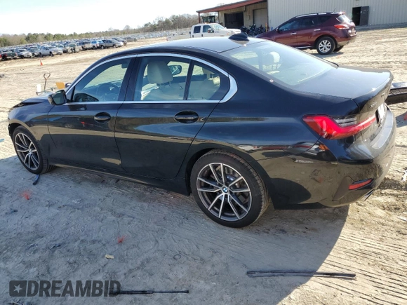 2020 BMW 3 Series 330i xDrive with VIN 3MW5R7J06L8B33548, listed as a Copart auction lot 47191195 with 40,222 mi miles and Salvage Title. Bid and sale history available at carsss.com. Image 2.