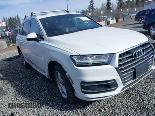 2018 Audi Q7 Premium Plus with VIN WA1LHAF71JD002344, listed as a IAAI auction lot 41664734 with 83,955 mi miles. Bid and sale history available at carsss.com. Image 1.