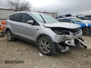 2016 Ford Escape Titanium with VIN 1FMCU0J95GUB96384, listed as a Copart auction lot 45407675 with 85,817 mi miles and Salvage Title. Bid and sale history available at carsss.com. Image 4.