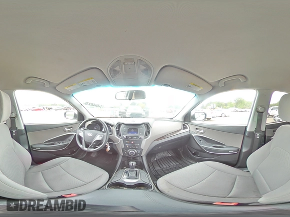 2017 Hyundai Santa Fe 2.4L z VIN 5XYZTDLB8HG429461, wystawiony jako Copart lot #53668375 z przebiegiem 97 447 mil mil oraz Czysty tytuł • Clean title. Historia ofert i sprzedaży dostępna na DreamBid. Obrazek 15.