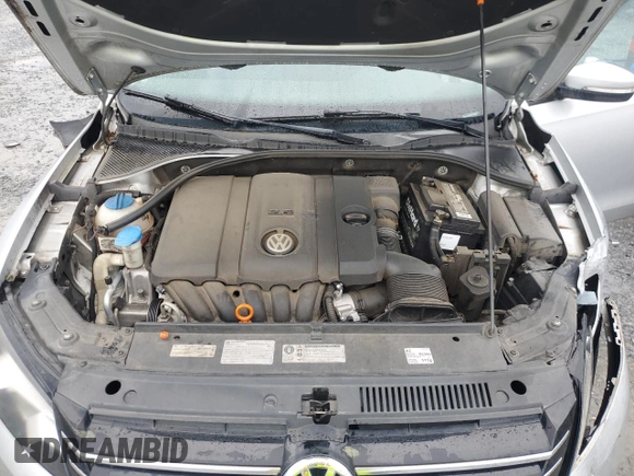 2013 Volkswagen Passat S with VIN 1VWAP7A34DC024241, listed as a Copart auction lot 49854295 with 89,221 mi miles and Salvage title. Bid and sale history available at DreamBid. Image 12.