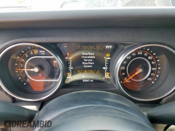 2020 Jeep Gladiator Sport S z VIN 1C6HJTAG3LL151602, wystawiony jako Copart lot #58476395 z przebiegiem 30 847 mil mil oraz Czysty tytuł • Clean title. Historia ofert i sprzedaży dostępna na DreamBid. Obrazek 9.