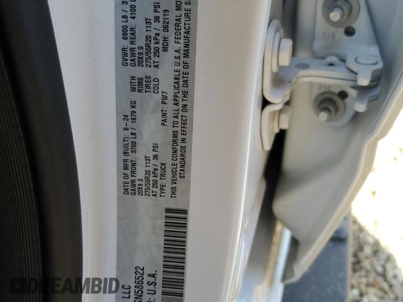 2025 Ram 1500 Big Horn z VIN 1C6RREFG4SN586522, wystawiony jako Copart lot #47024205 z przebiegiem 10 108 mil mil oraz Szkoda całkowita • Salvage title. Historia ofert i sprzedaży dostępna na DreamBid. Obrazek 14.