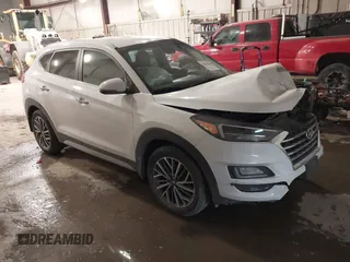 2019 Hyundai Tucson Ultimate with VIN KM8J3CAL2KU057006, listed as a IAAI auction lot 41042096 with 48,320 mi miles. Bid and sale history available at carsss.com. Image 1.