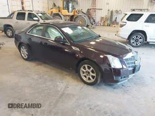 2009 Cadillac CTS RWD w/1SA with VIN 1G6DF577490170572, listed as a IAAI auction lot 41899843 with 1 mi miles. Bid and sale history available at carsss.com. Image 1.
