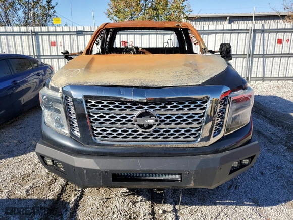 2017 Nissan Titan XD SV with VIN 1N6BA1F46HN507177, listed as a Copart auction lot 79248004 with 0 mi miles and Salvage Title. Bid and sale history available at carsss.com. Image 5.
