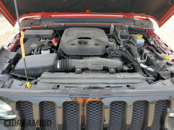 2022 Jeep Wrangler Unlimited Willys with VIN 1C4HJXDN7NW217581, listed as a Copart auction lot 64223115 with 51,132 mi miles and Clean title. Bid and sale history available at DreamBid. Image 12.