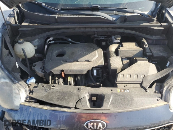 2018 Kia Sportage EX with VIN KNDPNCAC3J7319878, listed as a Copart auction lot 52171425 with 100,612 mi miles and Salvage title. Bid and sale history available at DreamBid. Image 12.