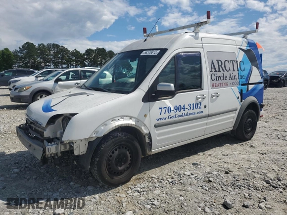 2011 Ford Transit Connect XLT with VIN NM0KS9BNXBT047731, listed as a Copart auction lot 56378815 with 115,061 mi miles and Salvage title. Bid and sale history available at DreamBid. Image 1.