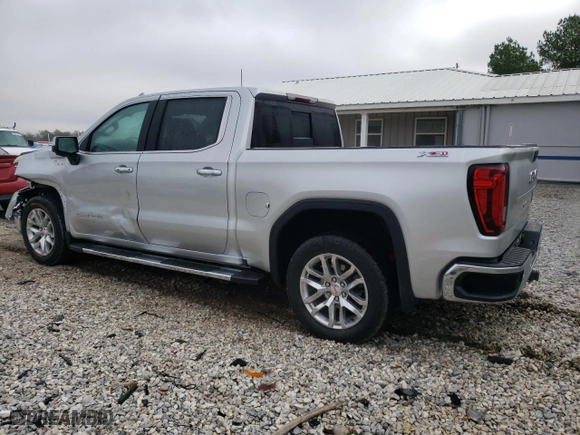 2022 GMC Sierra 1500 Limited SLT with VIN 3GTU9DED9NG156258, listed as a Copart auction lot 79360884 with 37,883 mi miles and Salvage Title. Bid and sale history available at carsss.com. Image 2.