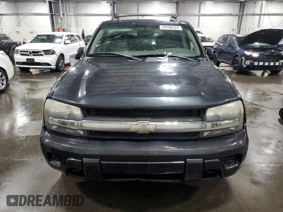 2005 Chevrolet TrailBlazer LS with VIN 1GNDT13S452254759, listed as a Copart auction lot 70196224 with 161,109 mi miles and Salvage Title. Bid and sale history available at DreamBid. Image 5.