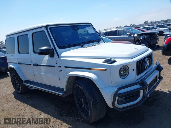 2021 Mercedes-Benz G AMG G 63 with VIN W1NYC7HJ8MX399892, listed as a IAAI auction lot 41848449 with 23,800 mi miles. Bid and sale history available at carsss.com. Image 13.