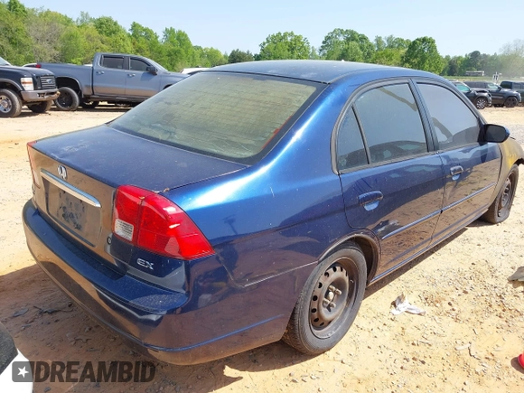 2003 Honda Civic EX with VIN 1HGES26753L005215, listed as a IAAI auction lot 42076026 with Not Provided miles and . Bid and sale history available at DreamBid. Image 4.