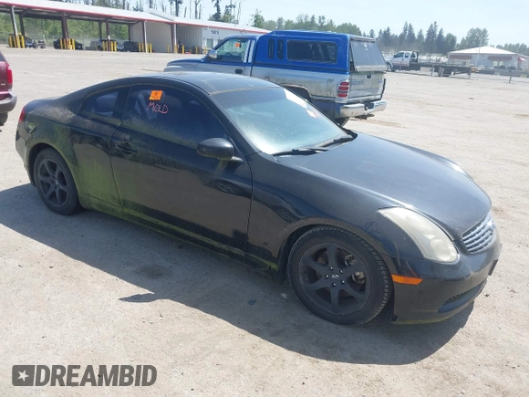 2005 Infiniti G35 with VIN JNKCV54E25M423369, listed as a IAAI auction lot 42233706 with 170,137 mi miles and . Bid and sale history available at DreamBid. Image 1.