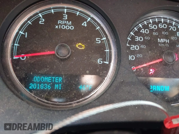2010 GMC Yukon XL Denali with VIN 1GKUKMEF6AR157775, listed as a IAAI auction lot 41521509 with 201,836 mi miles. Bid and sale history available at carsss.com. Image 7.