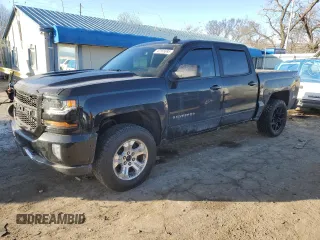 2017 Chevrolet Silverado 1500 LT with VIN 3GCUKREC2HG468595, listed as a Copart auction lot 42555695 with 110,690 mi miles and Salvage Title. Bid and sale history available at DreamBid. Image 1.
