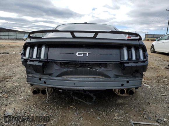2019 Ford Mustang GT with VIN 1FA6P8CF5K5167812, listed as a Copart auction lot 47606065 with 49,386 mi miles and Salvage Title. Bid and sale history available at DreamBid. Image 6.